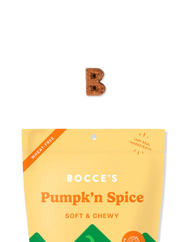 Bocce's Pumpkn Spice Soft & Chewy Treats - 6oz