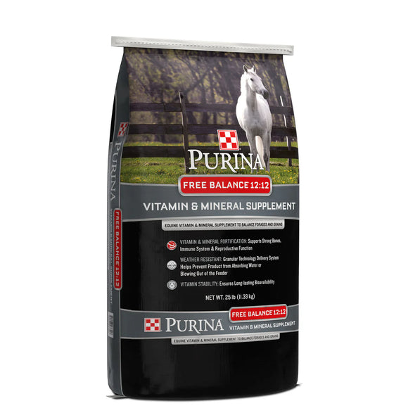 Purina® Free Balance® 12:12 Vitamin & Mineral Supplement - 25lb
