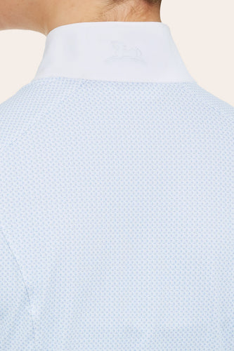 R.J. Classics Tessa Short Sleeve Show Shirt- Blue Ring