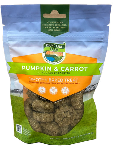 Round Lake Farms Timothy Carrot & Pumpkin Baked Treat - 3oz