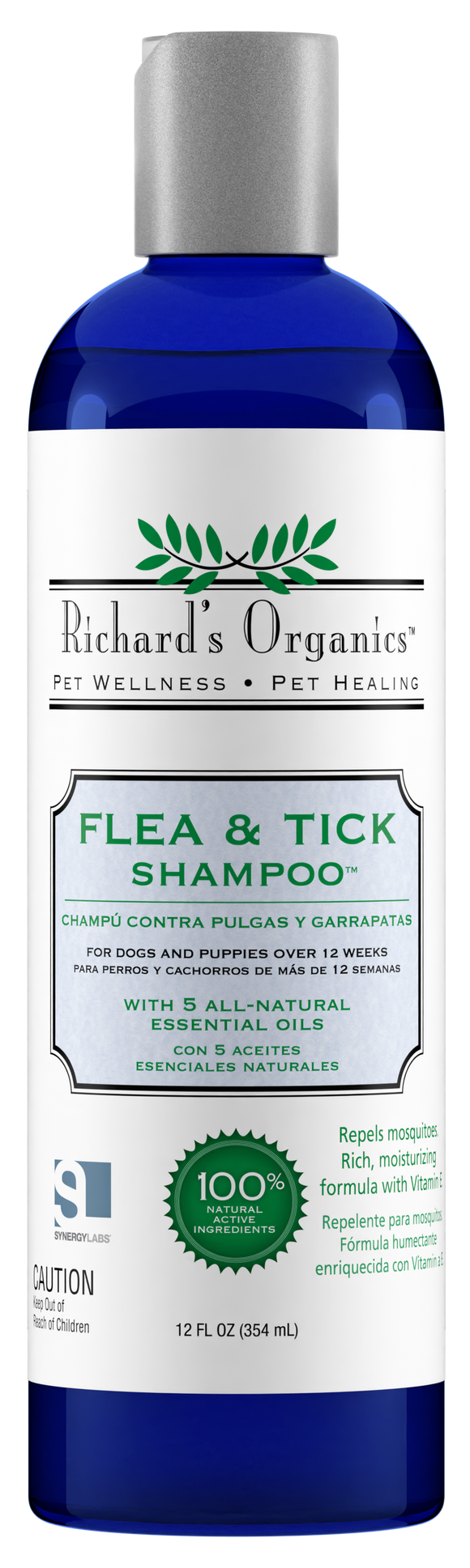 Richard's Organics Flea & Tick Shampoo 12oz