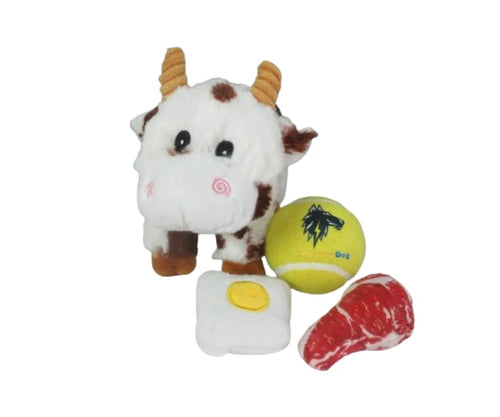 Roundy - Brown Cow Dog Toy