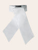 R.J. Classics Camden Pre-Tied White Pique Stock Tie
