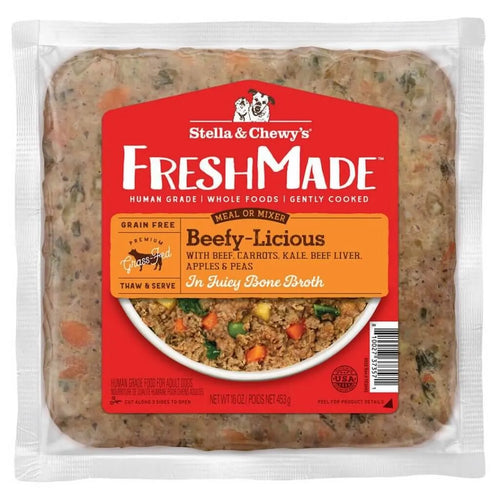 Stella & Chewy's FreshMade Beefy-Licious Gently Cooked Dog Food -16oz