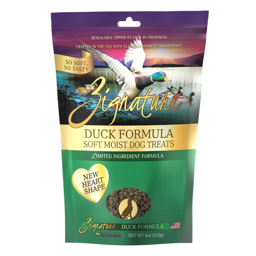 Zignature Duck Formula Soft Moist Treats for Dogs - 4oz