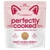 Small Batch Pet Perfectly Cooked Beef Recipe Sliders for Cats - 2lb