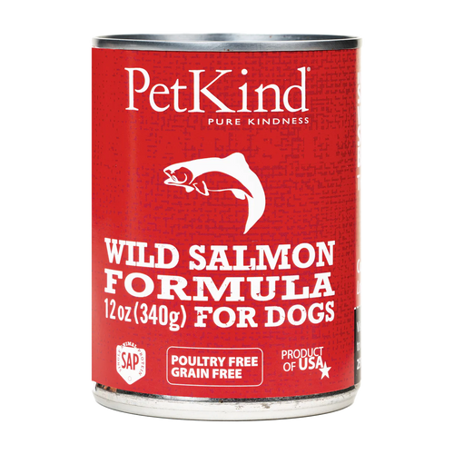 PetKind Wild Salmon Formula Wet Dog Food - 12oz