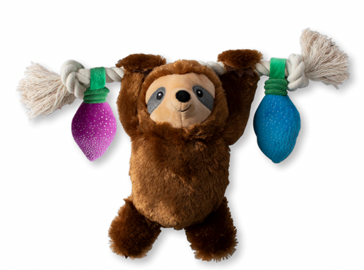 Let it Glow Plush Sloth Dog Toy