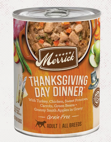 Merrick Grain Free Thanksgiving Day Dinner in Gravy 12.7oz Wet Dog Food Knoxville TN Agri Feed Pet Supply