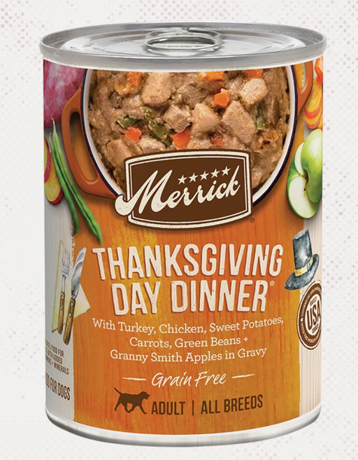 Merrick Grain Free Thanksgiving Day Dinner in Gravy 12.7oz Wet Dog Food