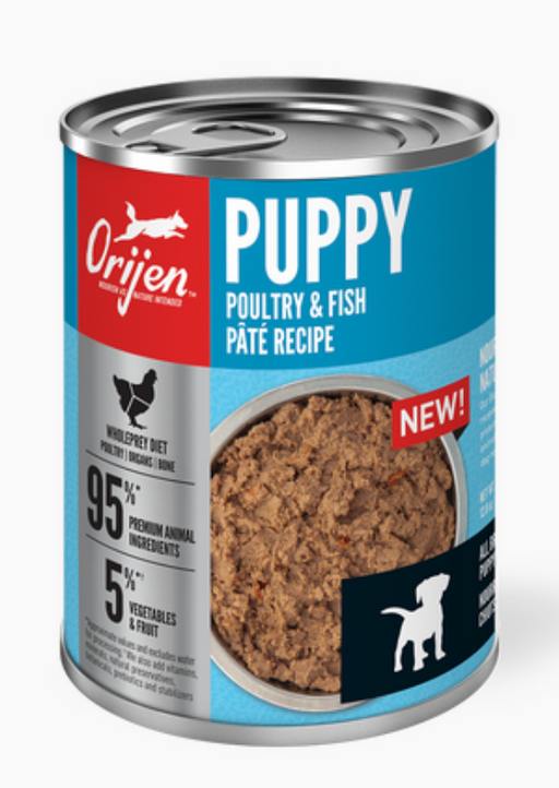 ORIJEN PUPPY POULTRY & FISH PÂTÉ RECIPE 12.8oz DOG FOOD