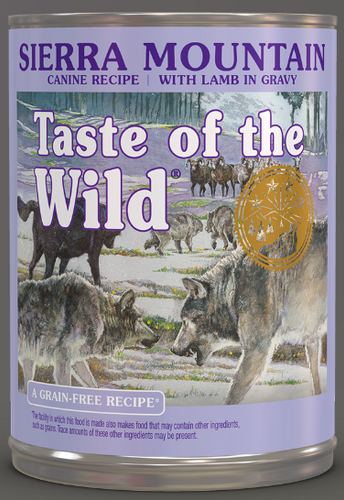 Taste of the Wild Sierra Mountain Wet Dog Food Can