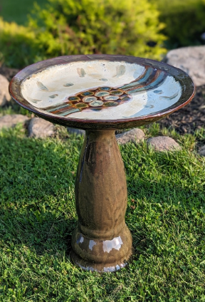 Artisimo Series Bird Bath - Green