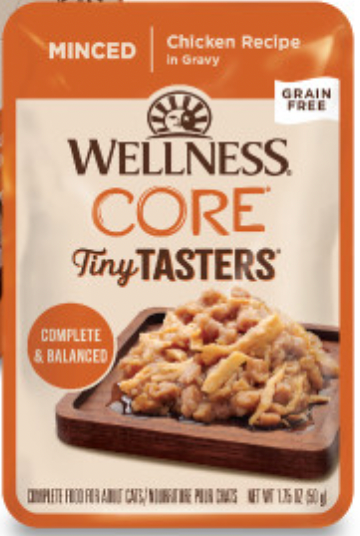 Wellness CORE Tiny Tasters Minced Chicken Cat Food -1.75oz