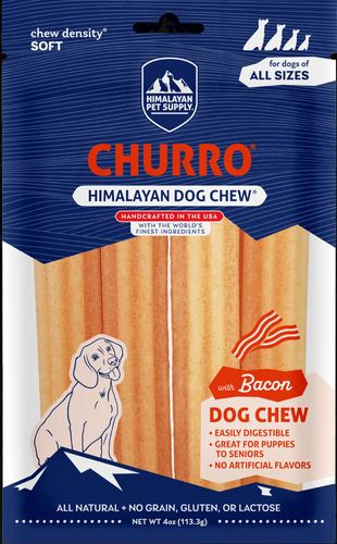 Himalayan Dog Chew Churro-Bacon