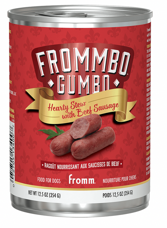 Frommbo Gumbo Hearty Stew with Beef Sausage - 12.5oz