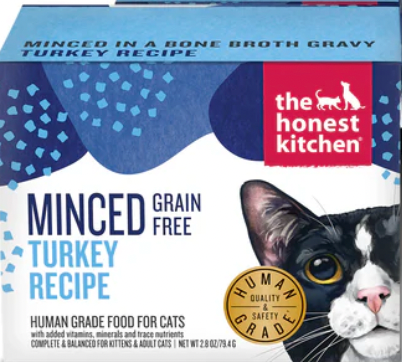 The Honest Kitchen Minced Turkey in Bone Broth Gravy - 5.5oz