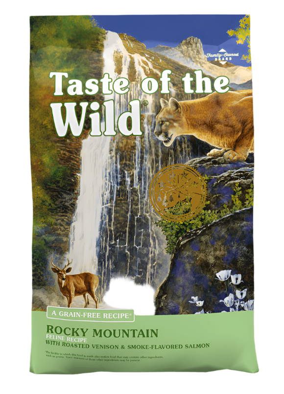 Taste of the Wild Rocky Mountain Feline Recipe with Roasted Venison & Smoke-Flavored Salmon - 14lb