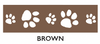 Poochie Bells Classic Design Signature Tracks Collection - Brown