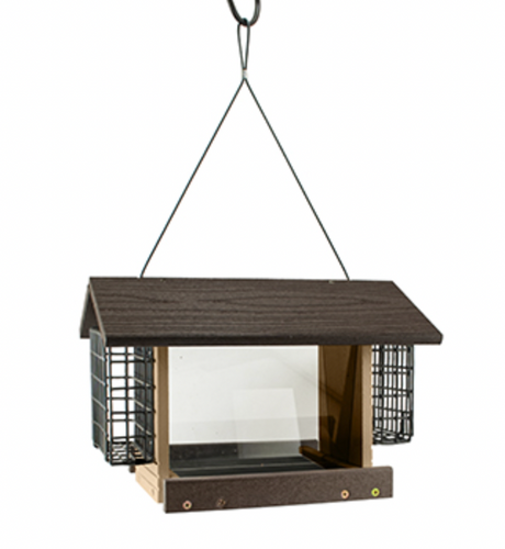 Going Green® Contemporary Deluxe Ranch Feeder with suet feeders