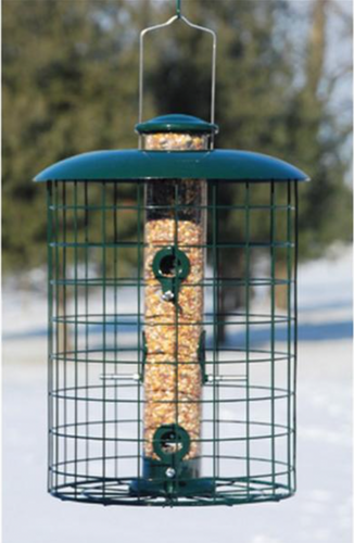 Woodlink Caged 6 Port Seed Tube Bird Feeder