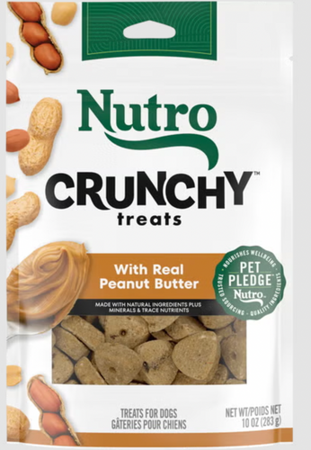 Nutro Crunchy Dog Treats with Real Peanut Butter - 16oz