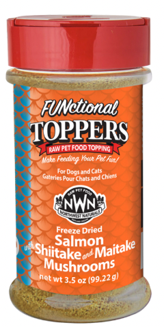 Northwest Naturals Freeze Dried Salmon with Shiitake & Maitake Mushrooms Toppers