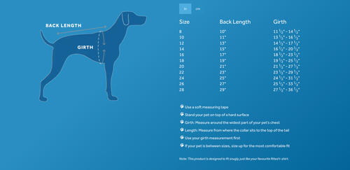 RC Pets Baseline Fleece Pullover for Dogs - Size 28