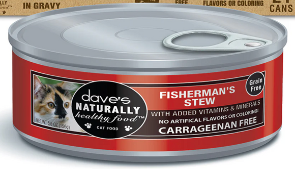 Naturally Healthy Grain Free Shredded Fisherman's Stew - 5.5 oz