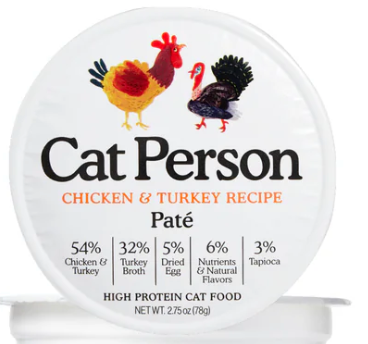 Cat Person Chicken & Turkey Paté - 2.75oz