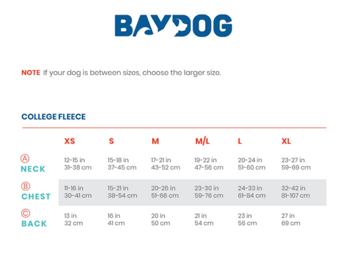 The BAYDOG Tennessee Volunteers Dog Fleece- Extra Large