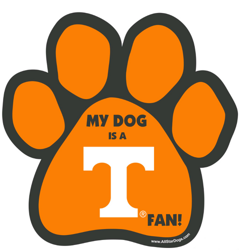 Tennessee Volunteers Car Magnet - Paw