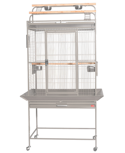 32x23 Play Top Bird Cage - Platinum