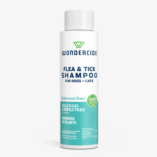 Flea & Tick Cedarwood Shampoo for Dogs + Cats - 12oz