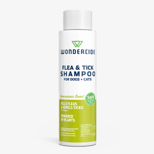 Flea & Tick Lemongrass Shampoo for Dogs + Cats - 12oz