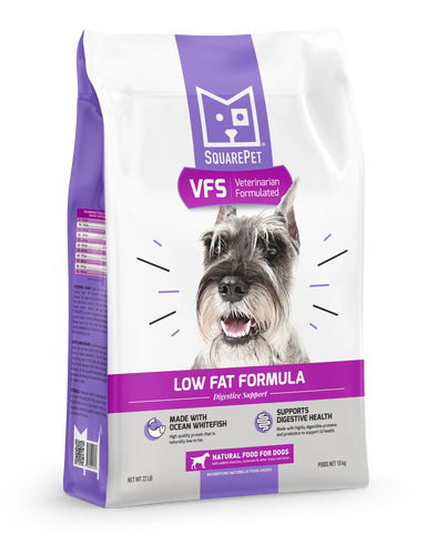 SQUARE PET VFS® LOW FAT FORMULA FOR DOGS - 4.4LB