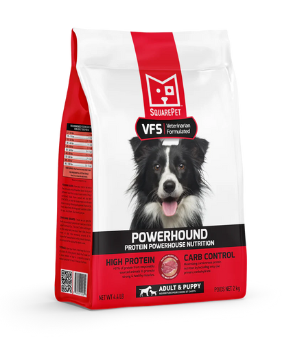 SQUARE PET VFS® POWERHOUND™ Red Meat for Dogs - 22lb