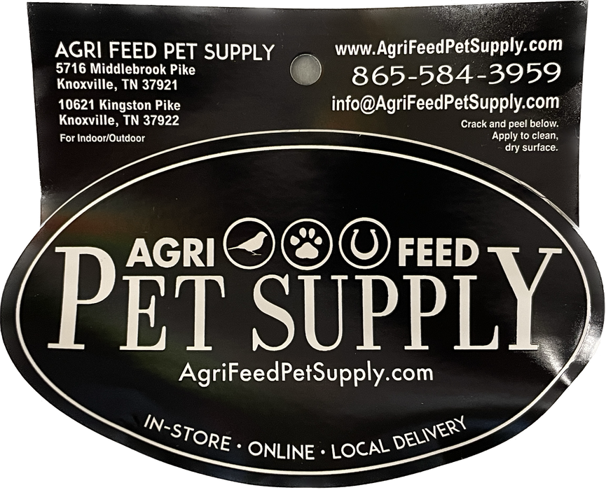 Agri Feed Pet Supply Euro Oval Decal/Sticker