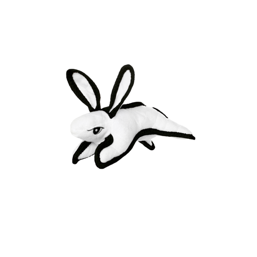 Tuffy® Barnyard JR : Jr. Rabbit White Dog Toy