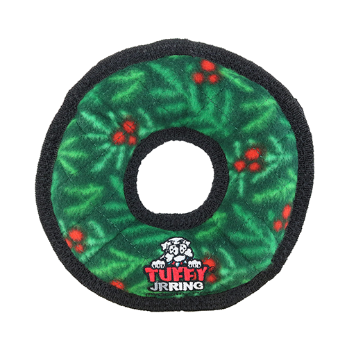 Tuffy® Holiday: Holiday Jr. Ring Wreath Dog Toy