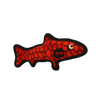 Tuffy® Ocean: Trout Red Dog Toy