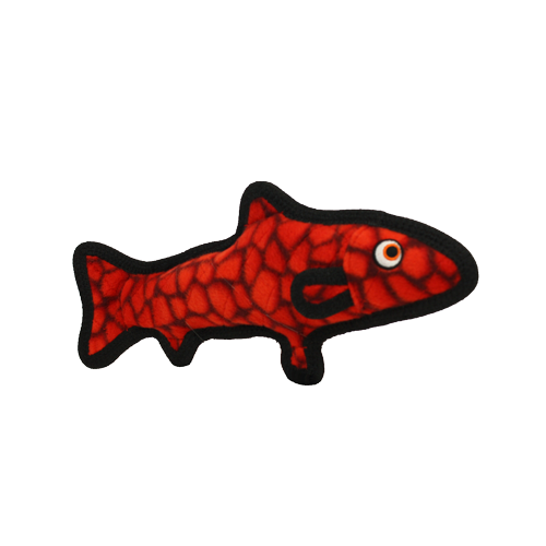 Tuffy® Ocean: Trout Red Dog Toy