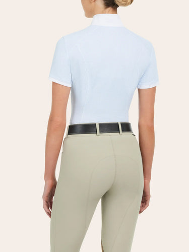 R.J. Classics Tessa Short Sleeve Show Shirt- Blue Ring
