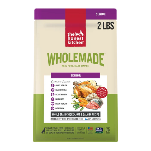 The Honest Kitchen Wholemade Whole Grain Senior Chicken, Oat & Salmon Dehydrated - 2lb