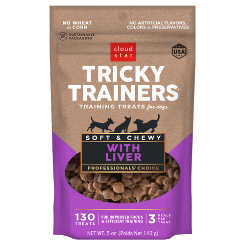 Tricky Trainers Soft & Chewy with Liver Dog Treat - 12oz
