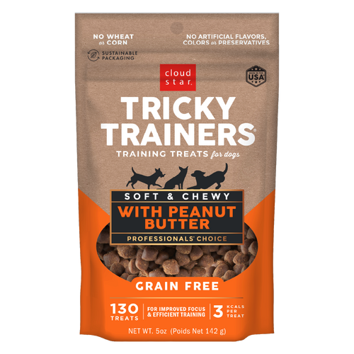 Tricky Trainers Grain Free Soft & Chewy with Peanut Butter - 5oz
