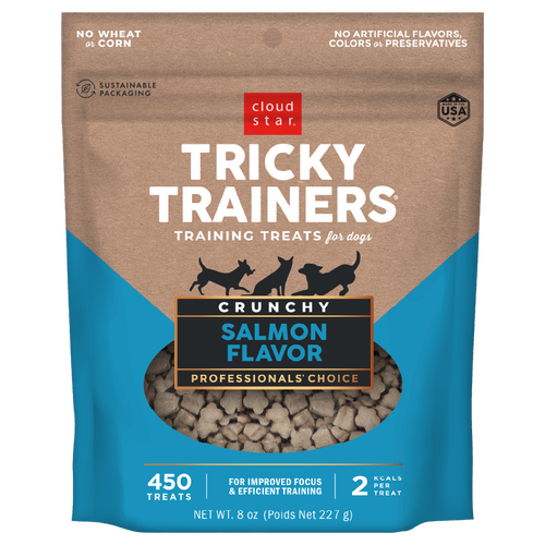 Tricky Trainers Crunchy with Salmon - 8oz