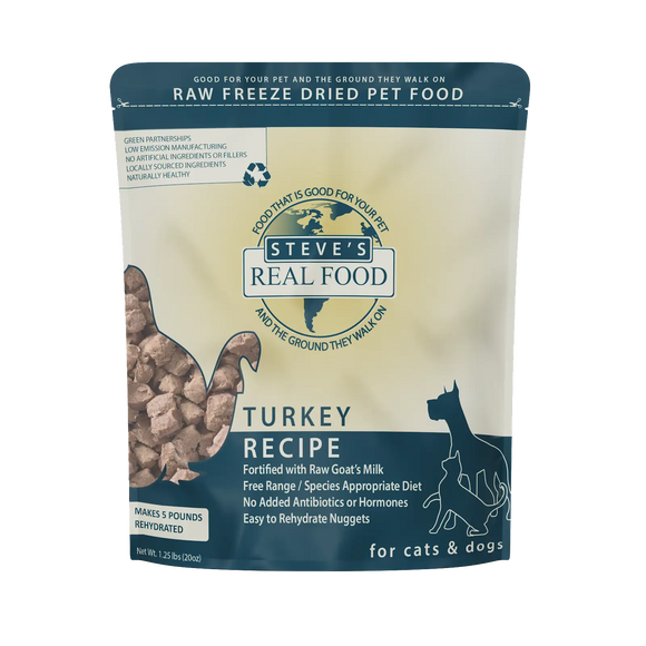 Freeze-Dried Raw Dog Food Turkey Recipe - 20oz