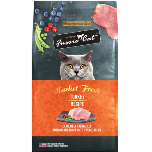 Fussie Cat Market Fresh Dry Food Turkey Recipe - 10lb
