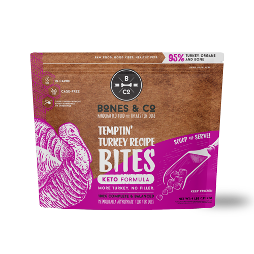 Bones & Co. Temptin' Turkey Recipe Bites - 4lb